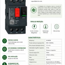 Disjuntor Motor 2,5A - 4A