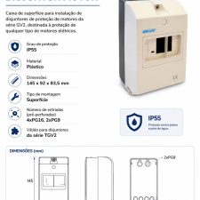 Caixa Para Disjuntor Motor