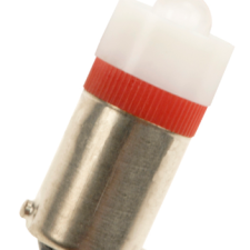 Lâmpada BA9S 130V Ø10X24mm Led Verde