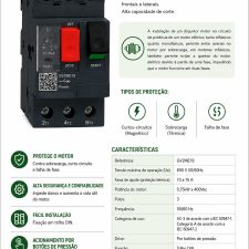 Disjuntor Motor 10A - 16A