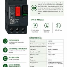Disjuntor Motor 17A - 23A