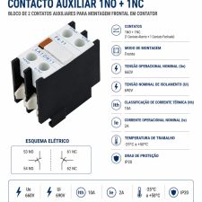 Contacto Auxiliar 1NO + 1NC