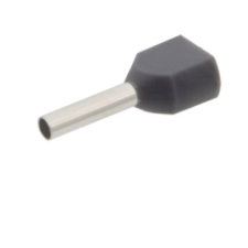 Ponteira Isolada 2X1,5mm PT (emb.100)