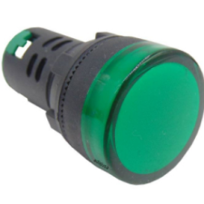Sinalizador Led Verde 380V C/Furo 22mm