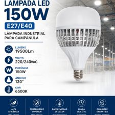 Lâmpada Led 150W E27/E40