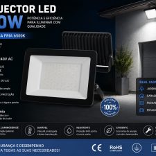 Projetor Led 100W 6500K PT