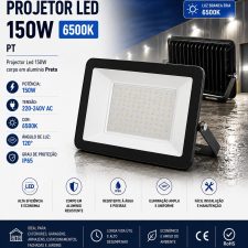 Projetor Led 150W 6500K PT