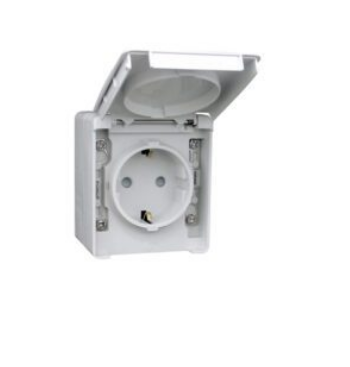 Tomada Schuko 48132 CCZ Estanque C/Obturador Efapel