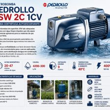 Eletrobomba Pedrollo JSW 2C 1CV
