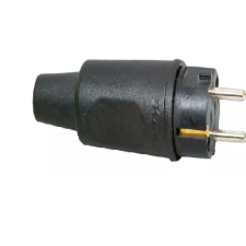 Ficha Macho Schuko Borracha T/TL 4,8mm IP44 16A KOPP