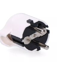 Ficha Macho Schuko 16A Baquelite Lateral