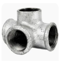 Te 4 Vias 3/8" Galvanizado