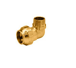 Joelho J/R Macho 32x1" Latao