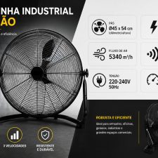 Ventoinha Industrial De Chão 100W