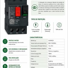 Disjuntor Motor 13A - 18A
