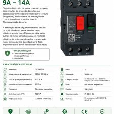 Disjuntor Motor 9A - 14A